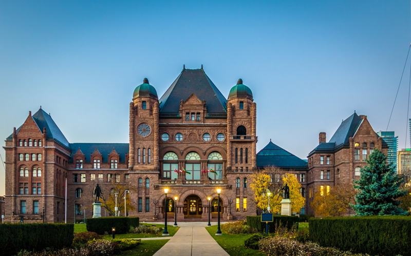 Ontario Legislature Returns From Summer Break