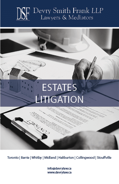estates litigation brochure