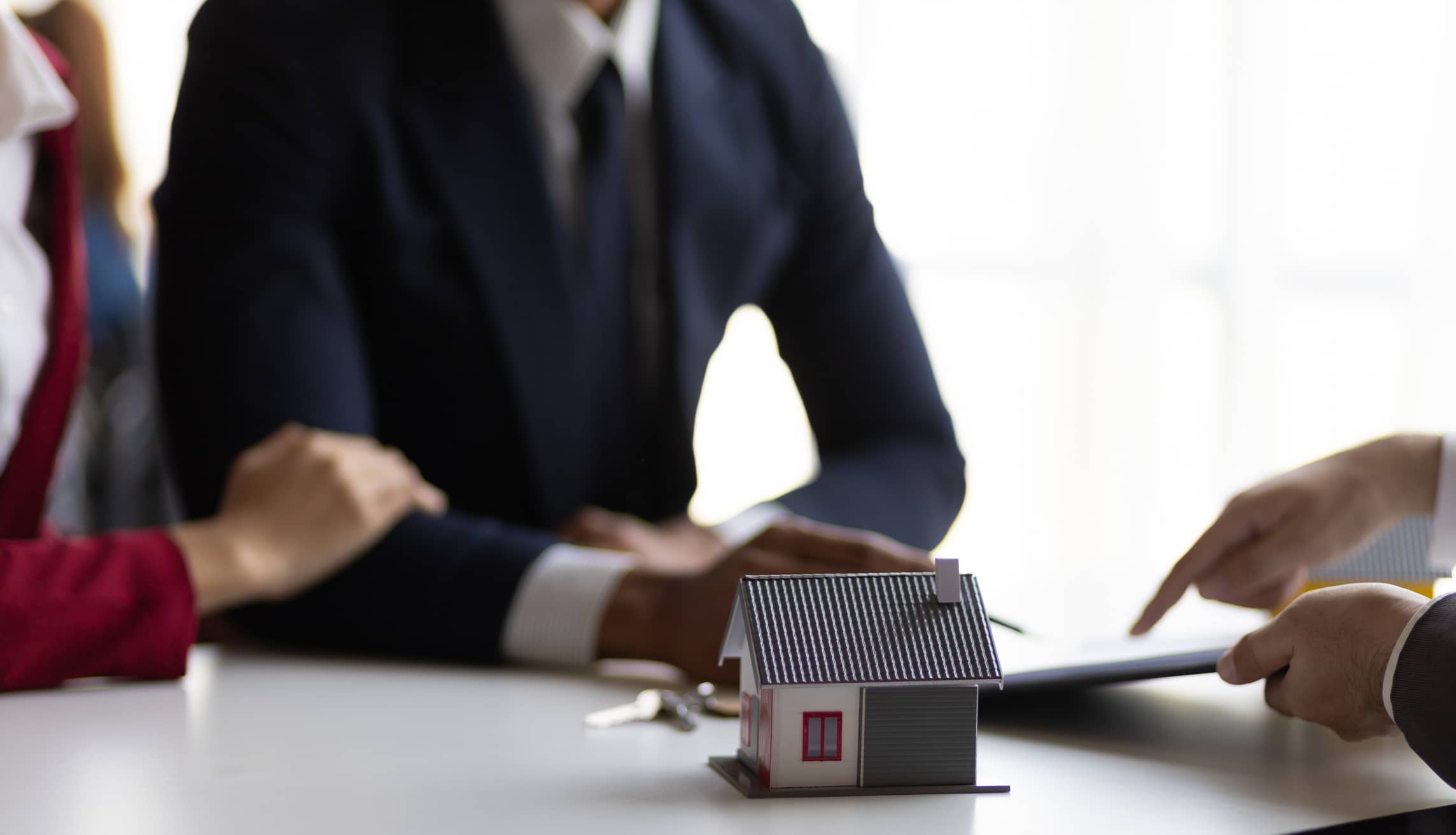 Tenants signing house contract